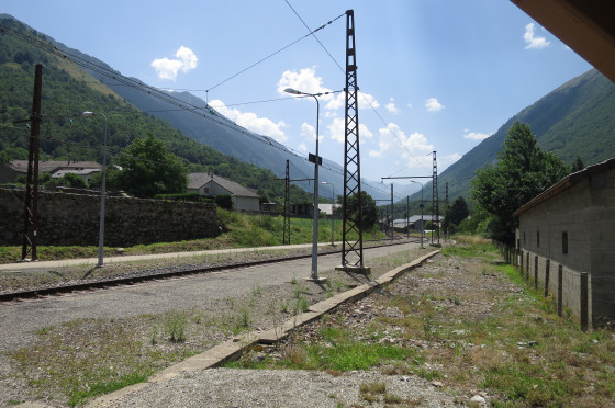 La gare de Mérens-les-Vals