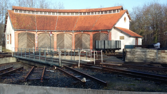 La gare de triage du petit train touristique