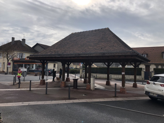 La halle de la rue du Centre