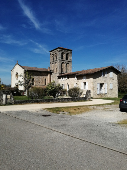 La jolie &eacute;glise romane de La Motte Fanjas