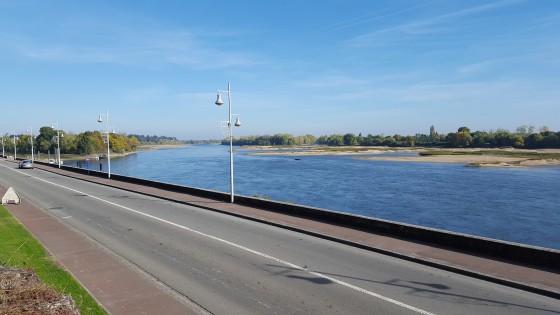 La Loire, vue depuis le parc du château