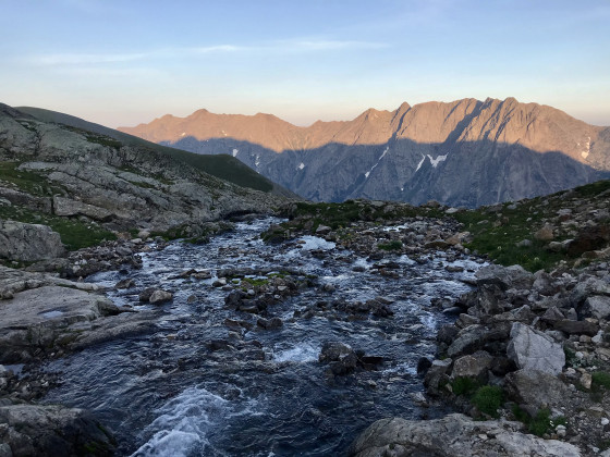La Malsanne, sous le déversoir du Lac du Vallon
