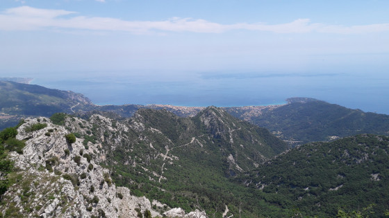 La Méditerranée depuis la Cime de Baudon