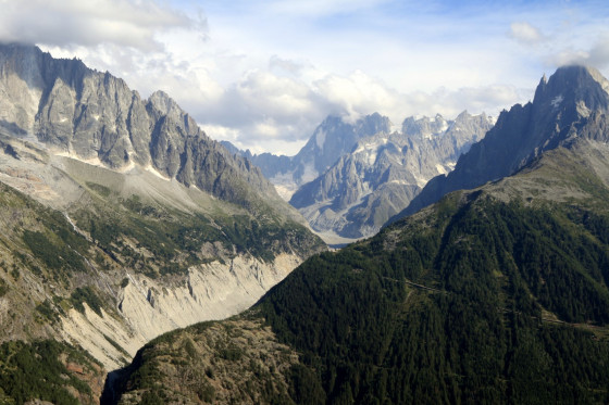 La Mer de Glace depuis le Balcon Sud