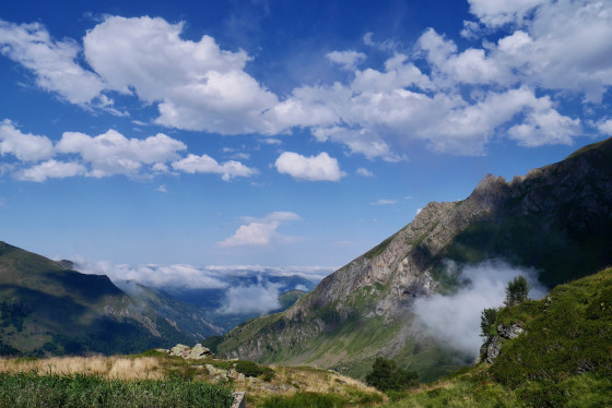 La mer de nuages se forme