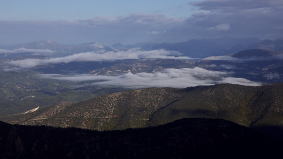 La mer de nuages.