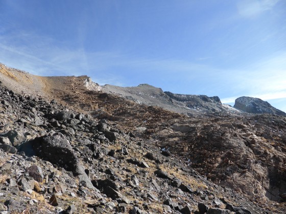 La montée au Col du Rochail