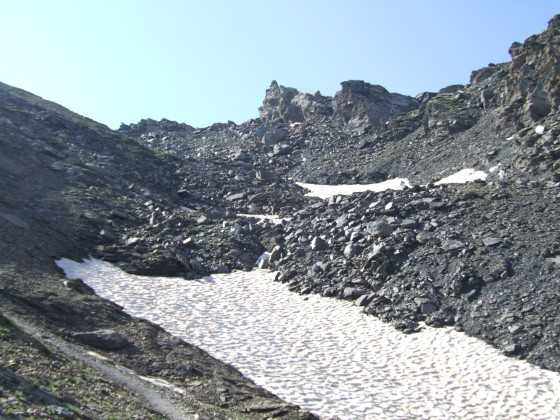 La mont&eacute;e au col Selli&egrave;re