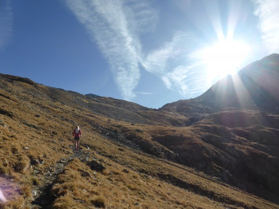 La montée au Lac du Vallon
