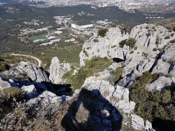 La montée de l\'aiguille Guillemin