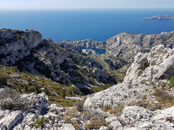 La montée de l\'aiguille Guillemin