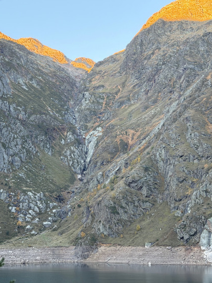 La montée depuis l'étang de Soulcem