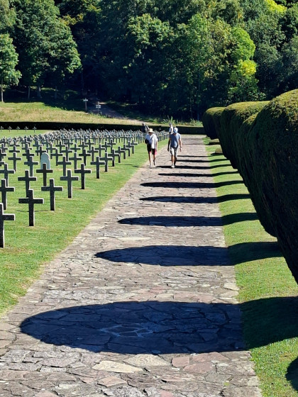 La n&eacute;cropole nationale du Hartmannswillerkopf.