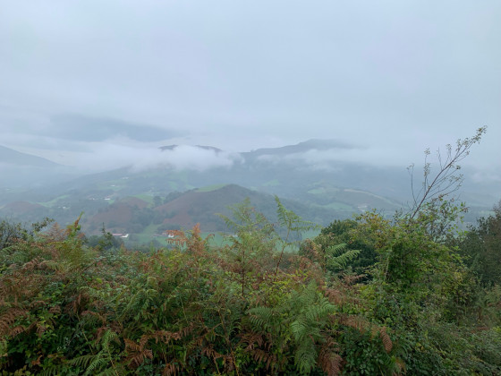 La panorama était un peu bouché en cette matinée pluvieuse