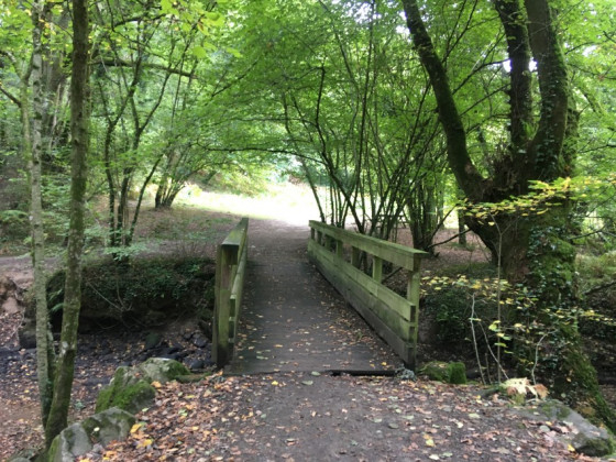 La passerelle sur le Cens