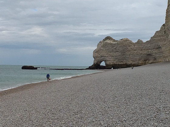 La plage d\'Étretat