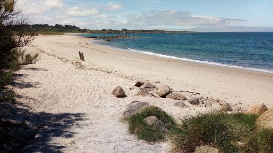 La plage de la Mondrée