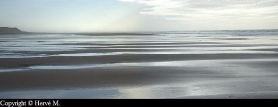 Sur la plage abandonnée ...
