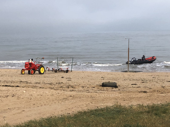 La plage entre Luc-sur-Mer et Langrune-sur-Mer