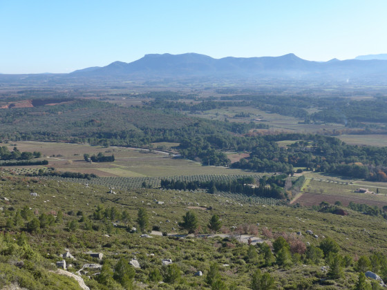 La plaine de Trets