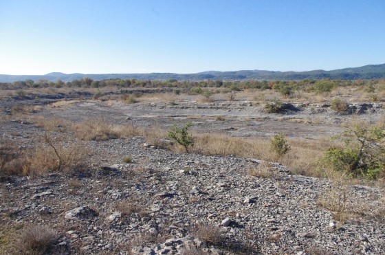 la plaine des Granges et le méandre du Graveyron