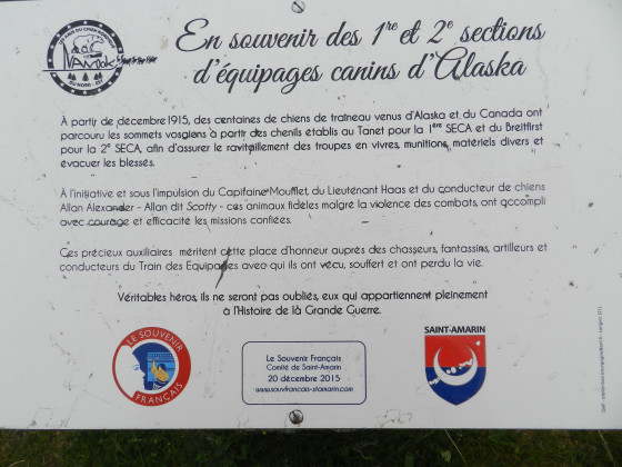 La plaque souvenir