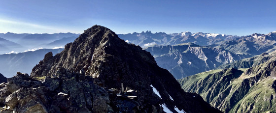 La Pointe du Villonet et l\'horizon Sud-Est depuis la Pointe de l\'Aup du Pont
