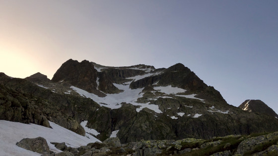 La Pyramide, le Toit et le Pic de l'Agnelin