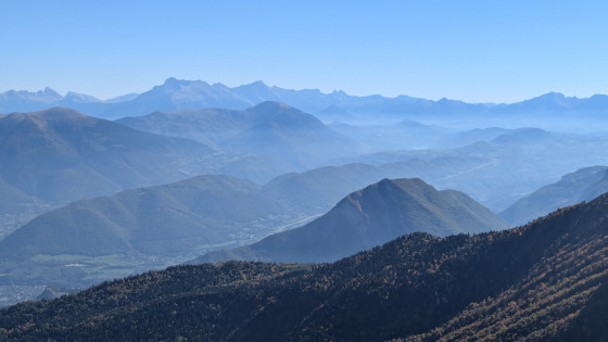 la r&eacute;compense du sommet par beau temps
