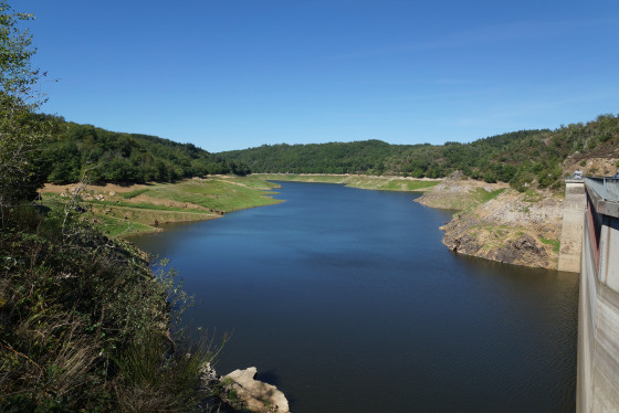 La retenue d'eau de la Sep