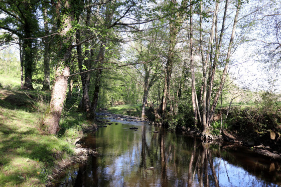 La rivi&egrave;re Abloux au site des Anciennes Forges