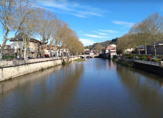 La rivière Le Célé à Figeac