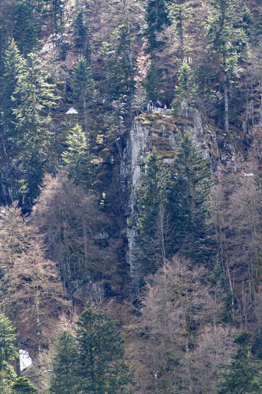 La roche du lac
