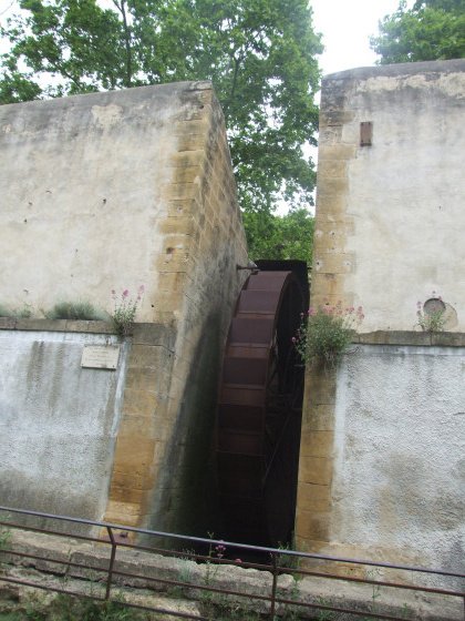 la roue du moulin