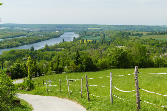La Seine depuis le Chemin de la Pleigne - Follainville-Dennemont