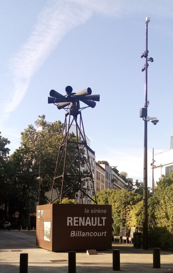 La sirène des usines Renault