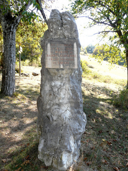 La stèle du Maquis