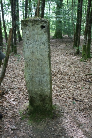 stèle du parterre forêt hermitain haut val de sèvre