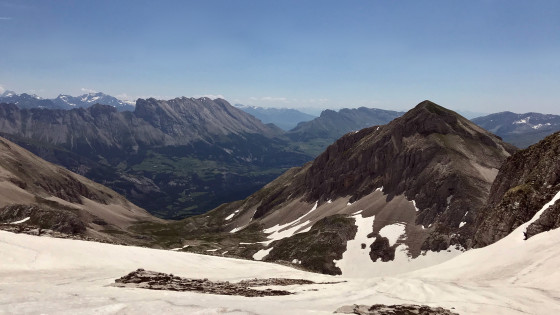 La Tête d\'Oriol et le Vallom des Narrites face à la Montagne de Faraut, au Col du Noyer et au Pic Ponsin