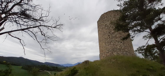 La tour de La Bâtie-Vieille - côté de l’attaque