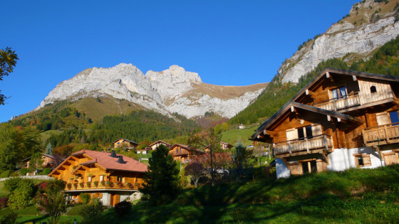 La Tournette vue de Montmin