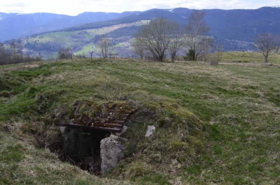 La tranchée allemande