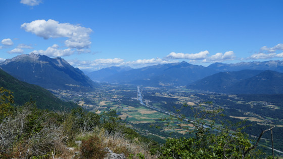 La vallée de l\'Isère depuis Rochefort