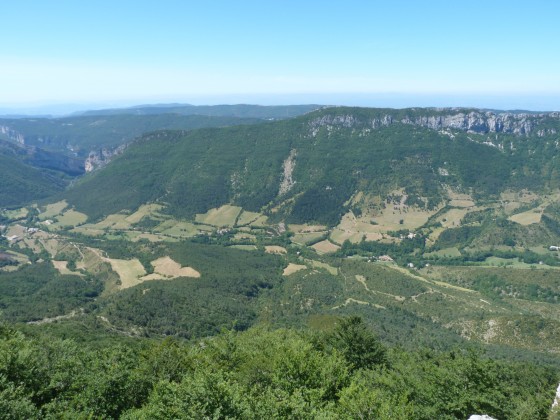 la vallée de la Gervanne à Omblèze