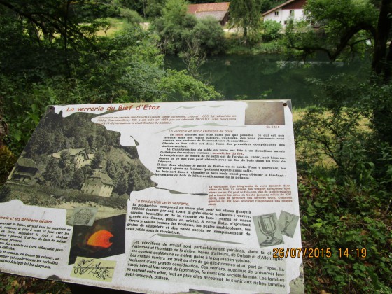 La verrerie du Bief d\'Etoz