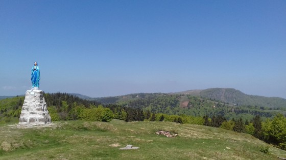 La Vierge du Wissgrutt repeinte ... La Vierge du Wissgrutt repeinte ...