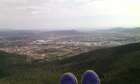 la vue à l\'arrivée du Coudon