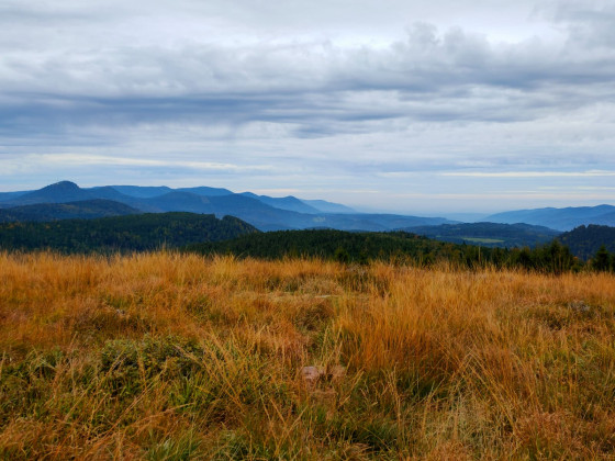La vue depuis la chaume de la Haute Loge