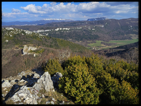 la vue depuis la croix