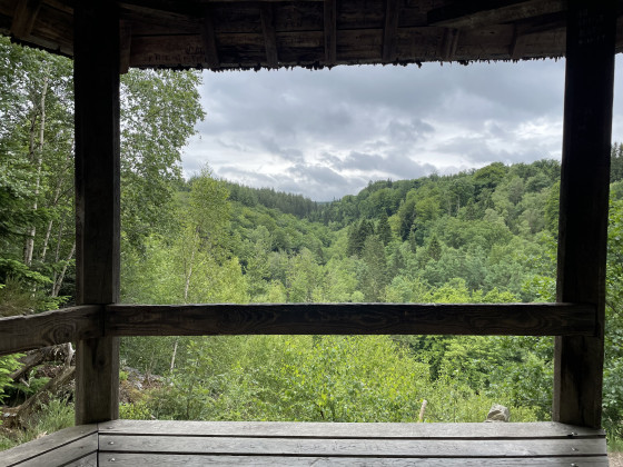 La vue du belvédère